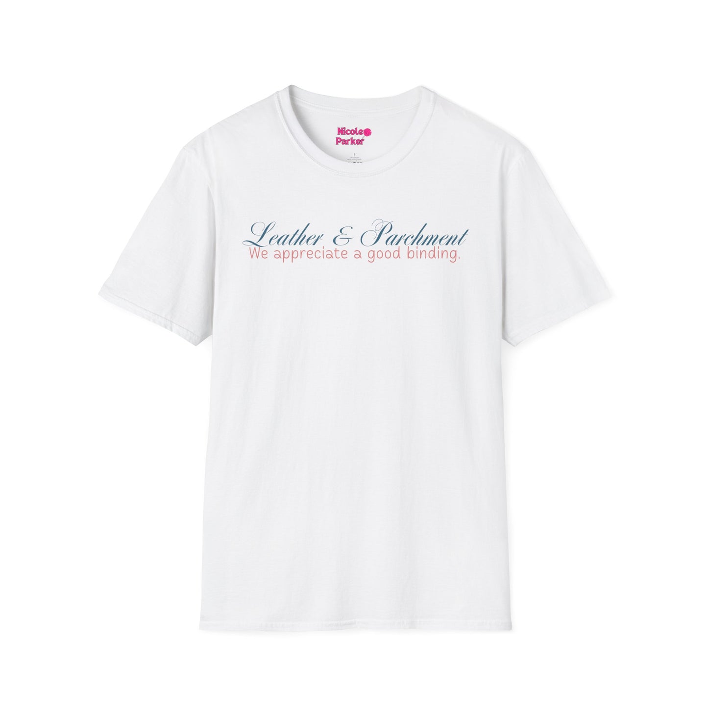 Leather and Parchment Unisex Softstyle T-Shirt