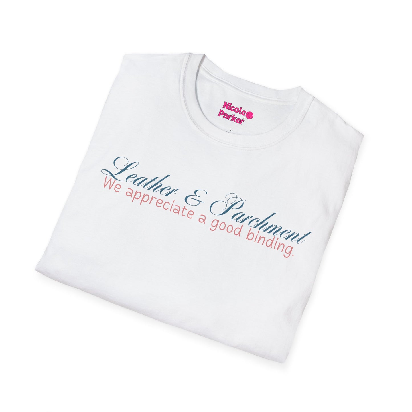 Leather and Parchment Unisex Softstyle T-Shirt