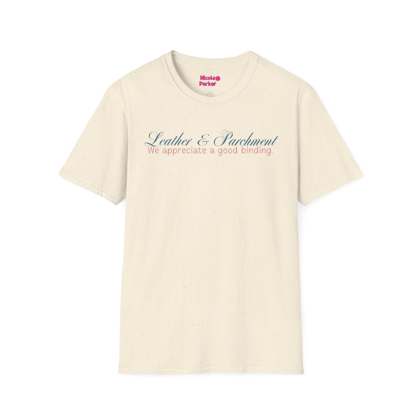 Leather and Parchment Unisex Softstyle T-Shirt