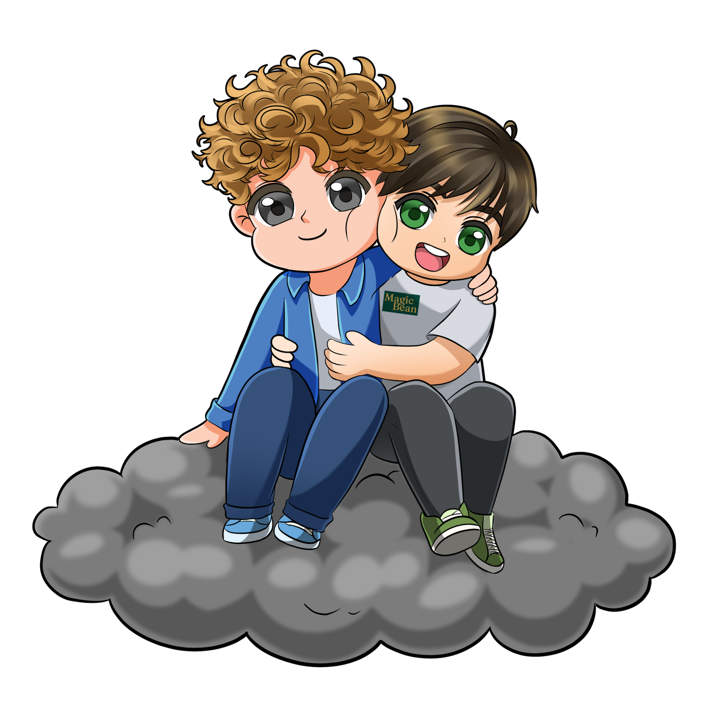 Gale and Owen Sticker