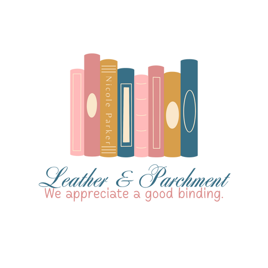 Leather and Parchment Sticker
