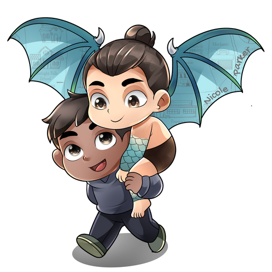 Mappy and Miguel Sticker