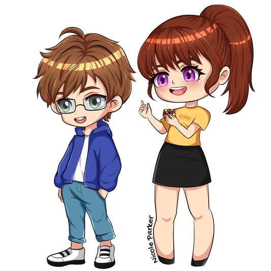 Steve and Kayla Sticker