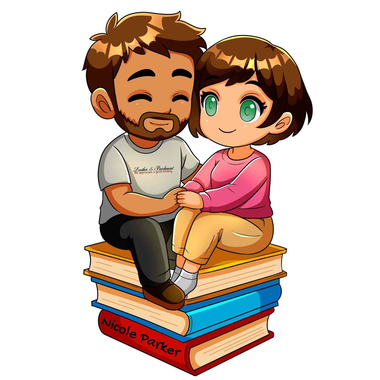 Bobby and Paisley Sticker