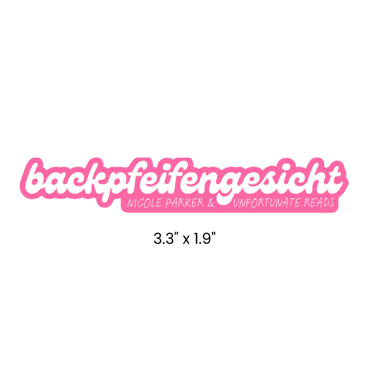 Backpfeifengesicht Sticker